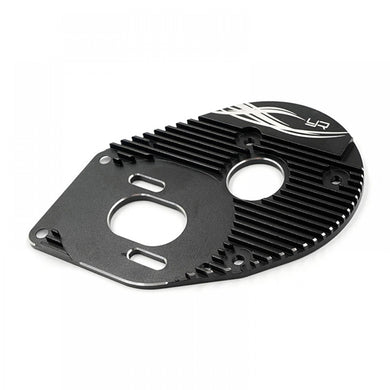 YEAH RACING ALUMINUM MOTOR PLATE FOR KYOSHO OPTIMA MID #KYOP-009BK