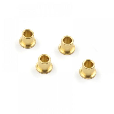 YEAH RACING BRASS KNUCKLE BUSHINGS 4PCS FOR KYOSHO OPTIMA / OPTIMA MID /JAVELIN #KYOP-014GD