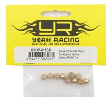 YEAH RACING BRASS 5.8MM BALL 10PCS FOR KYOSHO OPTIMA / OPTIMA MID RC CAR #KYOP-015GD