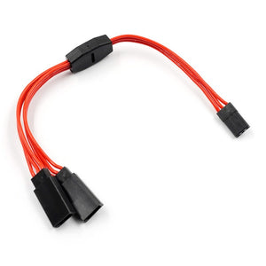 YEAH RACING 150MM 60-CORE Y HARNESS HIGH CURRENT SERVO WIRE (JR/FUTABA PLUG) #WPT-0154