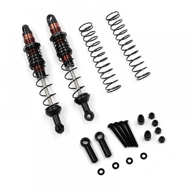 100MM DESERT COBRA DUAL SPRING DAMPER PAIR BLACK FOR 1/10 RC OFFROAD #DDC-100BK