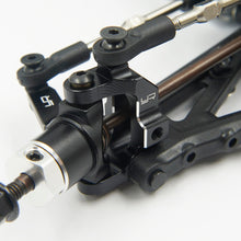 YEAH RACING ALUMINUM ESSENTIAL CONVERSION KIT BLACK FOR KYOSHO OPTIMA MID #KYOP-S02BK