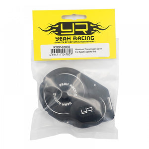 YEAH RACING ALUMINUM GEAR COVER FOR KYOSHO OPTIMA MID #KYOP-020BK