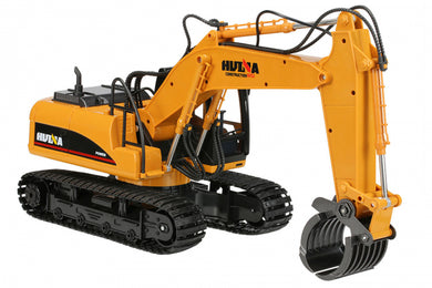 HULNA 1:14 2.4G 16CH RC EXCAVATOR W/GRAPPLE