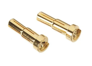 4mm to 5mm Bullet Low Profile Connectors Gold plated Plugs for RC Car ESC Battery (4PCS) #RCRC4/5MMPLUG