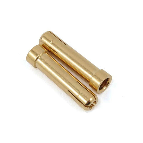 RC RACE CONTROL (4pcs) 5mm to 4mm Bullet Reducer Connectors Gold plated Plugs for RC Car ESC Battery #RCRC4TO5MMPLUGS