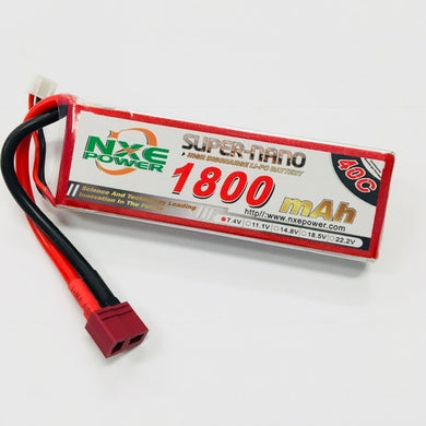 NXE 7.4v 1800mah 40c Soft case w/Deans #1800SC402SDEAN