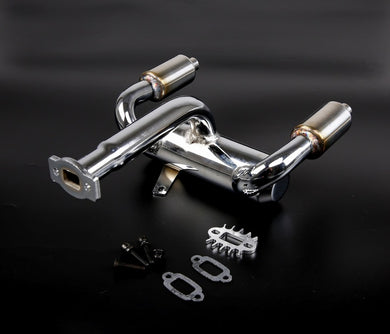 Rovan Baja Tuned Exhaust Pipe Set w/ Twin Tips