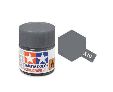 Tamiya X-10 Gun Metal Gloss Acrylic Paint 10ml