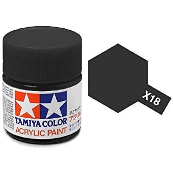 Tamiya X-1 Black Gloss Acrylic Paint #81501