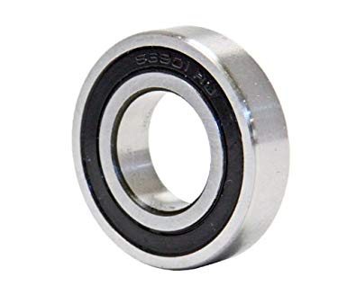 6901 RS 12x24x6mm The Rubber Sealing Cover Thin Wall Deep Groove Ball Bearing Brand New