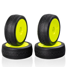 TZO 401 Set Non-Glued (Tires+Inserts+Rims), Yellow Rims, Soft #TZ401S-Y-N