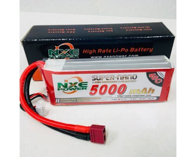 NXE 11.1v 5000mah 40c S/case Lipo w/dean #5000SC403SDEANS