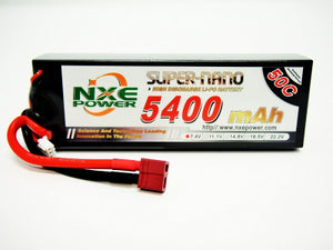 NXE 7.4v 5400mah 50c H/case Lipo w/Dean #5400HC502SDEAN