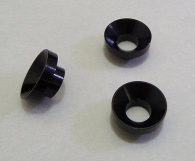 Rovan 6x13x6mm Black Aluminium Countersunk Clutch Mount Spacers 3Pcs #65047