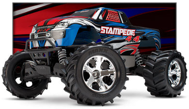 Traxxas STAMPEDE 4X4 1/10 Scale Brushed High-Performance Monster Truck!