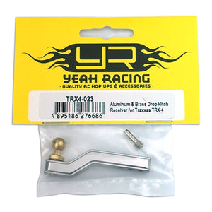 ALUMINUM & BRASS DROP HITCH RECEIVER FOR TRAXXAS TRX-4 #TRX4-023