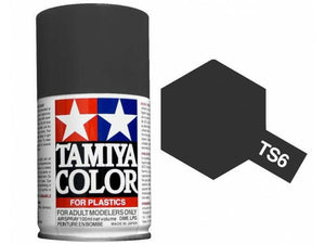 Tamiya TS-6 Matte Black Lacquer Spray Paint 100ml #85006