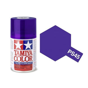 Tamiya PS-45 Translucent Purple Polycarbanate Spray Paint 100ml #TAM-86045