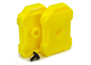 TRAXXAS Fuel canisters (yellow) (2)/ 3x8 FCS (1) # 8022A