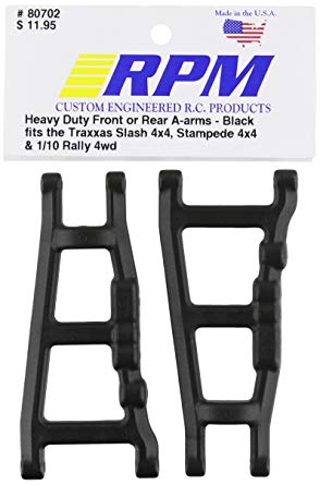 RPM Black Slash 4WD/Stampede 4WD/Rally Front or Rear Left & Right Suspension Arms #80702