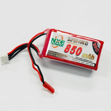 NXE 11.1v 850mah 30c Soft case w/JST #850SC303SJST