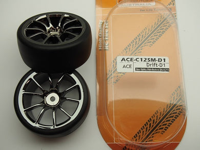 ACE HOBBY Drift Tyre & Rim (2PCS)