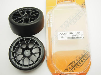 ACE HOBBY Drift Tyre & Rim (2PCS)