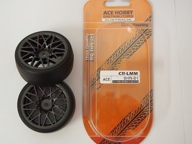 ACE HOBBY Drift Tyre & Rim (2PCS)