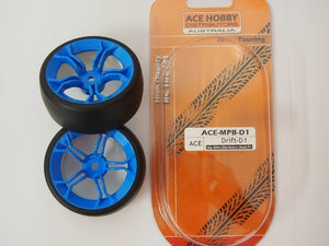 ACE HOBBY Drift Tyre & Rim (2PCS)
