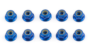 TEAM ASSOCIATED MGT 4mm Locknuts Blue #25391