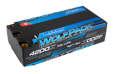 REEDY WolfPack HV-LiPo 4200mAh 50C 7.6V Shorty #ASS27318