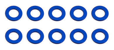 Team Associated Ball Stud Washers 5.5x0.5mm Blue alum