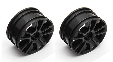 Team Associated 10-Spoke Wheels black Apex