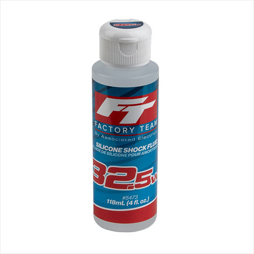 FT Silicone Shock Fluid, 32.5wt (388 cSt) (New Larger 4oz bottle) #ASS5473