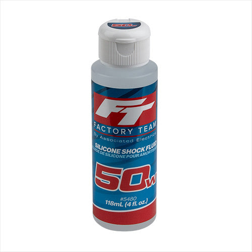FT Silicone Shock Fluid, 50wt (650 cSt) (New Larger 4oz bottle) #ASS5480