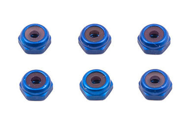 Team Associated #Aluminium Locknuts 4-40 Blue #ASS6937