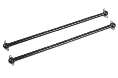 TEAM CORALLY Dogbones - Long - Rear - Steel - 2 pcs #C-00180-367