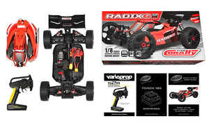 TEAM CORALLY - 2021 version RADIX XP 6S - 1/8 Buggy EP - RTR - Brushless Power 6S - No Battery - No Charger #C-00185