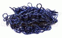 Bent-Up Body Clips (100) for 1/10 Short Course & Monster Trucks(LxW=19.5x6.5mm) C23214BLACK