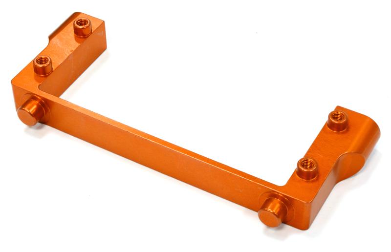 Billet Machined Stock HPI Servo Adapter Plate for BAJ261 T3 Servo Box C25657ORANGE