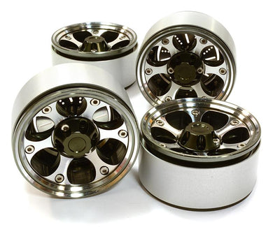 1.9 Size Billet Machined Alloy 6H Spoke Wheel(4)High Mass Type for Scale Crawler #C26615