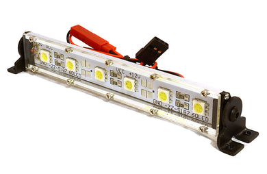 REALISTIC ROOF TOP SMD LED LIGHT BAR 123X17X21MM FOR 1/10 SCALE CRAWLER