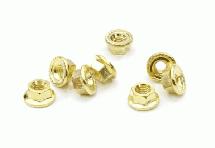 M3 Size Serrated 3mm Wheel Nut Flanged 8pcs for Most 1/10 Scale