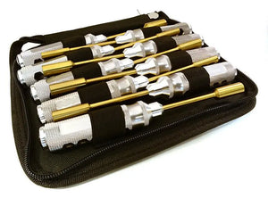 Professional 9pcs Nut Driver Set w/ 22mm Size Handle & Tool Carrying Bag #C27110