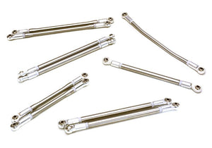 Stainless Steel Linkage Set w/ Alloy Rod Ends for Axial 1/10 SCX10 II #90046-47