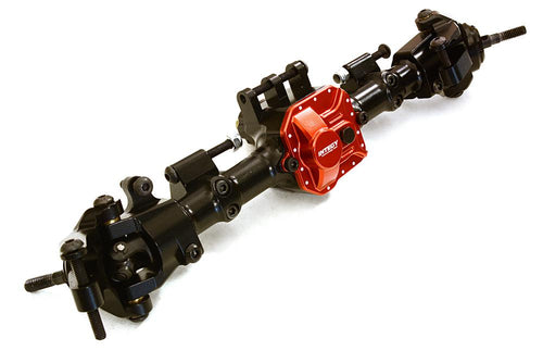 Billet Machined Complete Front Axle Assembly w/Internals for 1/10 SCX10 II 90046 C27213BLACK
