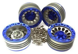 Billet Machined 1.9 Alloy Wheels for Traxxas TRX-4 Scale & Trail Crawler #C28093