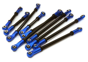 Alloy Machined Steering & Suspension Linkage Set(10) for 1/10 TRX-4 (12.8-in WB) #C28195