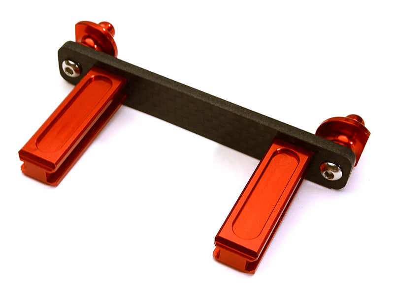 ADJUSTABLE FRONT BODY MOUNT & POST SET FOR TRAXXAS TRX-4 SCALE & TRAIL CRAWLER